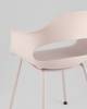 Набор из 4 стульев Stool Group Lady SL-7018K cream 90574 X4 нежно-розовый, пластик фото 9