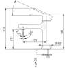 Смеситель для раковины Remer Vanity V12NO черный матовый фото 2