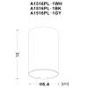 Точечный светильник Arte Lamp Unix A1516PL-1BK фото 4