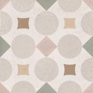 Керамогранит Harmony Patterns Pink Geometric 9mm R10 22.3x22.3