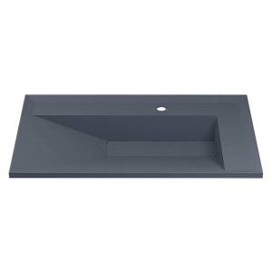 Раковина Uperwood Lotus Quartz 29192031 бетон, 80x50