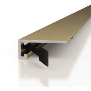 Микроплинтус Decaro M15A Brass Brush 2000x15x6