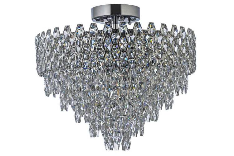 Люстра подвесная хрустальная Arti Lampadari Elite Osoppo E 1.5.60.100 N