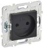 Розетка 1-местная IEK Skandy SK-R10-10-K02 черный