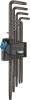 Набор Г-образных ключей WERA 967/9 XL TORX HF 1 с фиксацией, удлиненные, 9 пр., TX 8/9/10/15/20/25/27/30/40