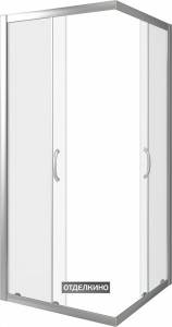 Душевой уголок Good Door Infinity CR-80-C-CH 80x80