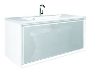 Тумба под раковину Marka One Seattle 90П У72800 Pure White 1 ящ.