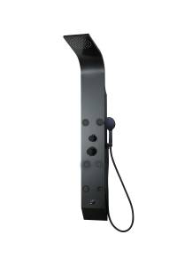 Душевая панель Taliente TA-G-A02Bb+s черная