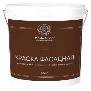 Краска фасадная акриловая атмосферостойкая Master Good 6.5 кг
