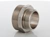 Ниппель VALTEC переходной 2 х 1/2 наружная резьба, никелированная латунь фото 2