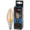 Лампа светодиодная ЭРА E14 9W 4000K золотая F-LED B35-9W-840-E14 gold Б0047035 фото 4