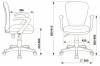 Кресло компьютерное Бюрократ KD-W10AXSN 1623200 песочный с цветным рисунком Sticks 02 фото 6