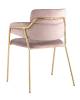 Набор из 2 стульев Stool Group Полин FDC6085 MISTY ROSE FUT-64 X2 розовый фото 7