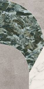 Керамогранит Fioranese Sound of marbles M4F718L Deco Fiomood Verde levigato 74x148