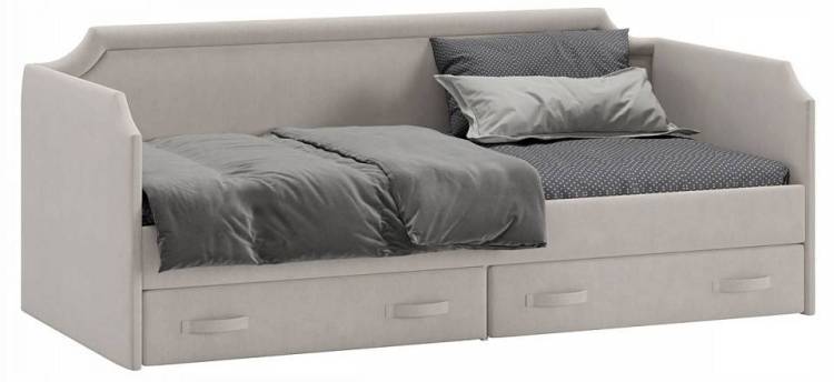 Кровать односпальная Трия Кантри TRI_224129 Мокко светлый