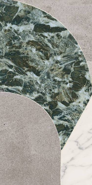 Керамогранит Fioranese Sound of marbles M4F718L Deco Fiomood Verde levigato 74x148