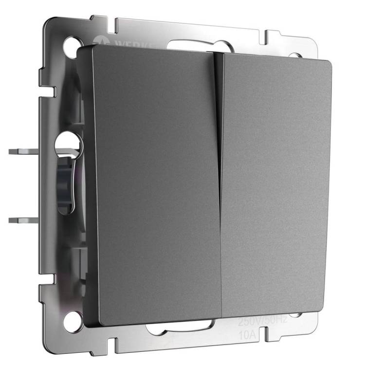 Перекрестный выключатель двухклавишный Werkel W1123064