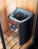 Душевая кабина Orans SR-89103RS Black с финской сауной, профиль черный, стекло белое и прозрачное, 180x130x220 фото 9