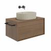 Раковина Kerama Marazzi Artbasin Vento VE.wb.50\SAN накладная 50, песочная матовая фото 4