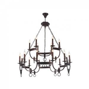 Подвесная люстра Crystal Lux Suerte Brown SP12+6
