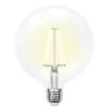 Лампа светодиодная филаментная Uniel Sky Globe LED-G125-15W/3000K/E27/CL PLS02WH