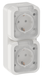 Розетка 2-местная IEK Tors TS-R26-16-55-V-K01 белый