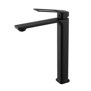 Смеситель для раковины Gid Niagara L057-BM-D высокий, черный матовый