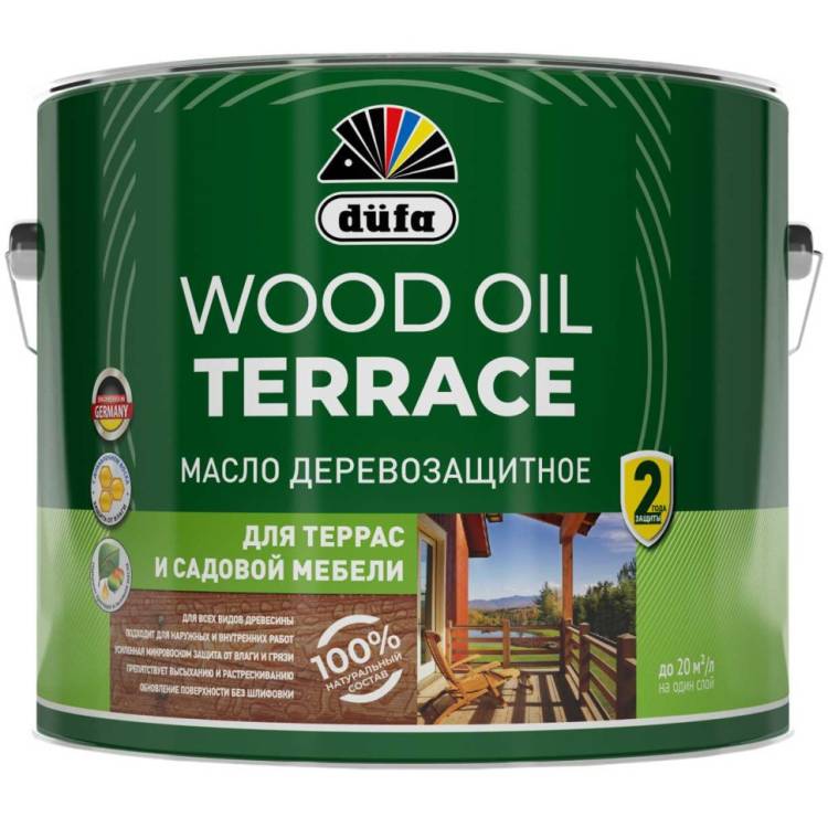 Масло древозащитное для полов и лестниц Dufa Wood Oil Flooring 1.9 л