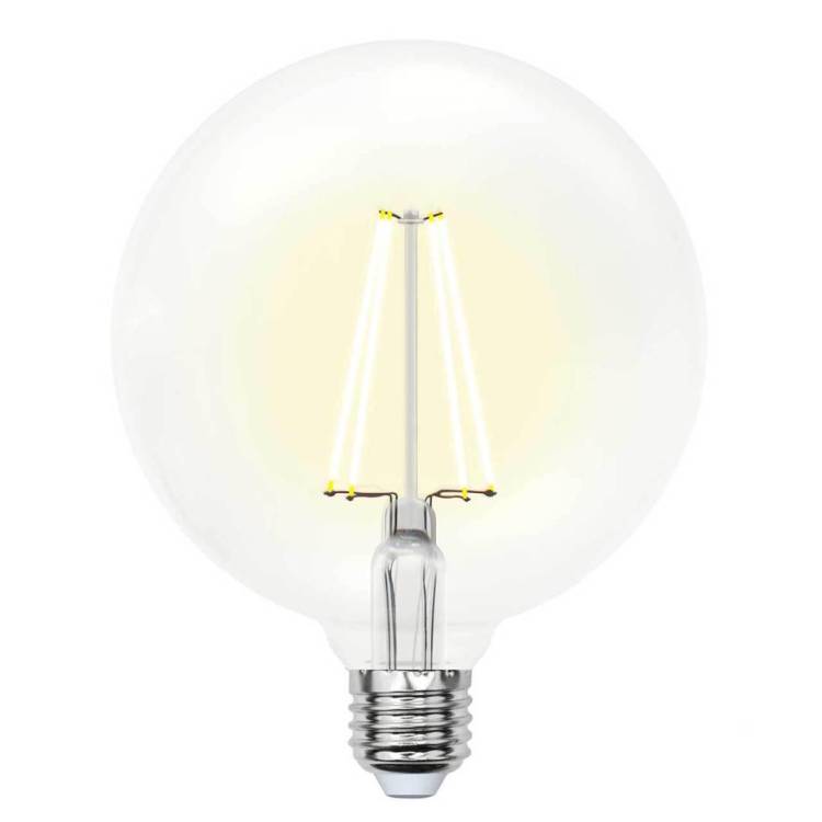 Лампа светодиодная филаментная Uniel Sky Globe LED-G125-15W/3000K/E27/CL PLS02WH