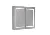 Зеркало-шкаф Aquatek AQ7804-MLC с подсветкой, хром, 80x70x13.3 фото 4