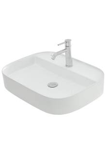 Раковина AQUAme AQM5003 настольная с отверстием под смеситель 610x450x120