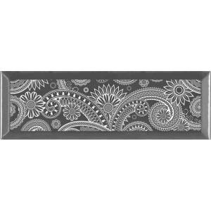 Декор Absolut Keramika Monocolor Decor Silver 7.5x15