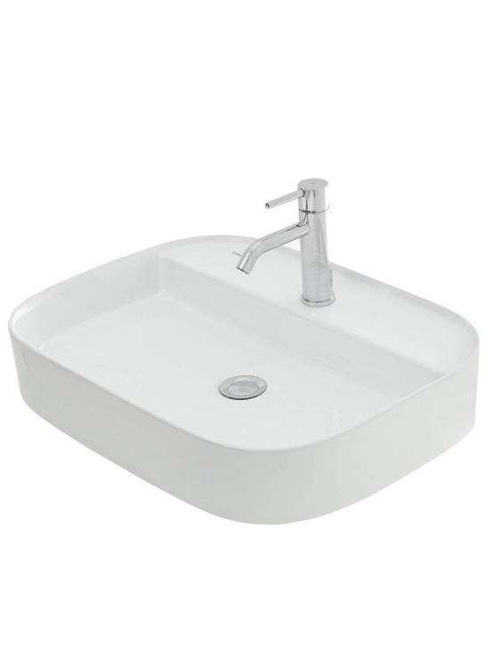 Раковина AQUAme AQM5003 настольная с отверстием под смеситель 610x450x120