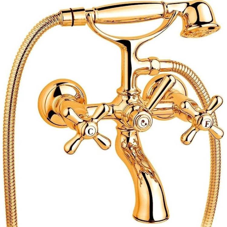 Смеситель для ванны Nicolazzi Nuova Brenta 2501GB золотой