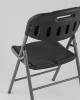 Набор из 4 складных стульев Stool Group Кейт D25 black X4 черный, банкетные фото 9