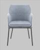 Стул Stool Group Кози AV 318-C76sl-08 синий, букле, с подлокотниками фото 3