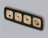 Лицевая панель для HDMI розетки Ambrella Volt Omega OP6140 фото 2