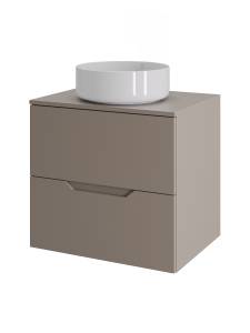Тумба с раковиной Agger Свит SWE600ETLT-ST-9360W латте матовый, 60 см