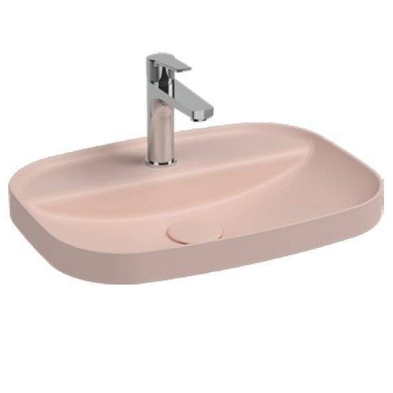 Раковина Isvea Infinity 10NF50055SV-2S 55 см, лососевая матовая