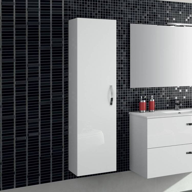 Шкаф-пенал Jacob Delafon Ola белый блестящий