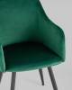 Кресло Stool Group Ника MC66-5F KD HLR-56 велюр изумрудный фото 6
