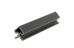 Угол внешний для фасадной панели Polivan Group Nusadua (Нусадуа) ДПК 3D Co-Extrusion (Текстура дерева Коэкструзия) Grey Dark (Темно Серый) 3600x57x57