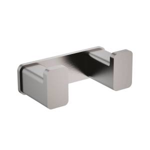 Крючок AQUAme Tivoli AQM7302BN двойной, никель шлифованный