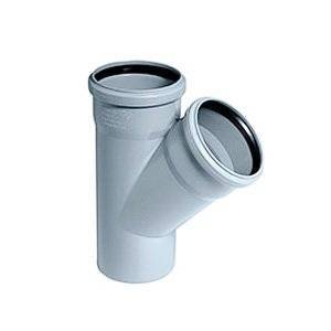 Тройник для внутренней канализации Ostendorf HTEA 50/40*45 гр.