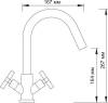 Смеситель для раковины Wasserkraft Weser 7803 фото 8