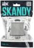 Выключатель 2-клавишный IEK Skandy SK-V20-1-10-K50 никель фото 6