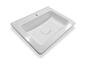 Раковина Эстет Каре Люкс ФР-00014679 белый матовый, 600х450