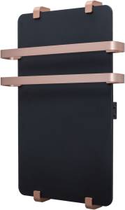 Полотенцесушитель электрический Allen Brau Infinity 00325630 100x44 черный, бронза