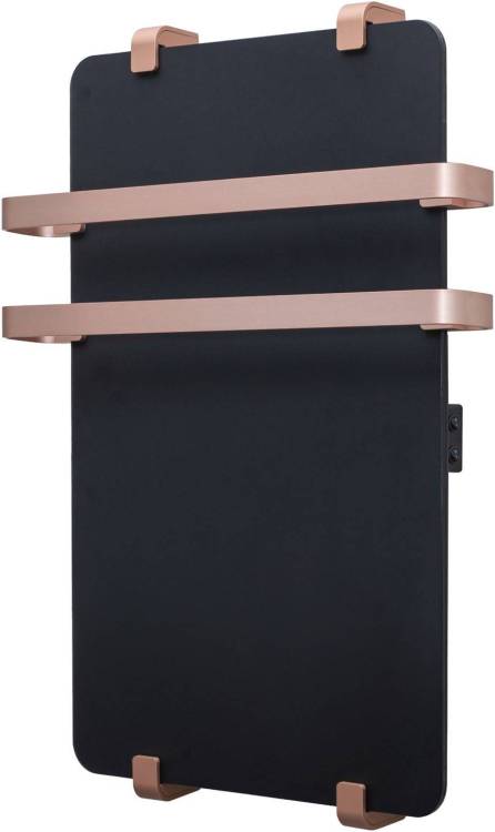 Полотенцесушитель электрический Allen Brau Infinity 00325630 100x44 черный, бронза