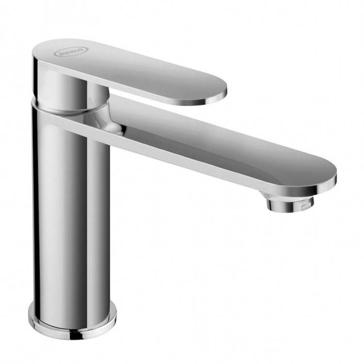Смеситель для раковины Jacuzzi Borea BDCR205BLJAPI с длинным изливом без донного клапана, хром